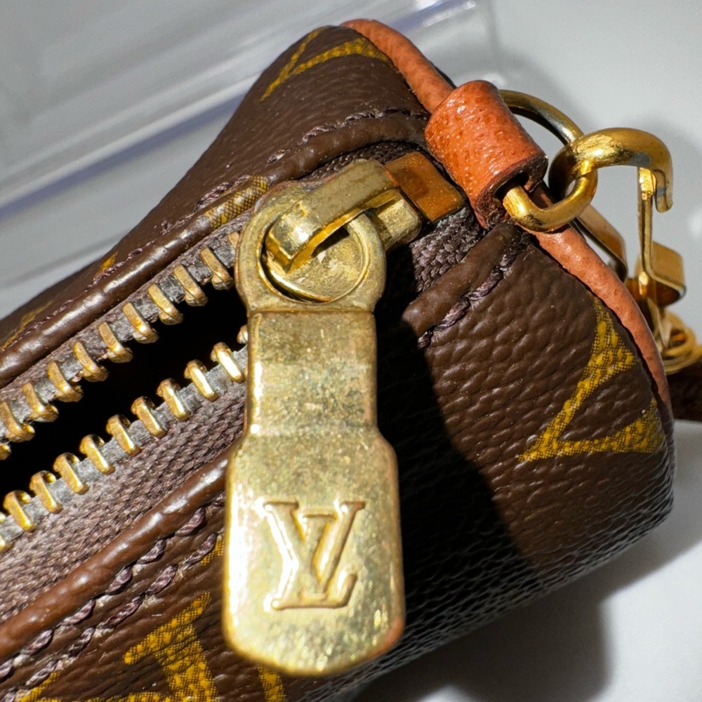 Louis Vuitton - mini Papillon pouch - very good used condition - LV monogram - Picture 11 of 13